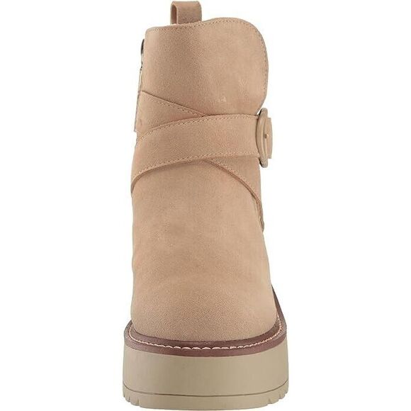 Blondo Women's Giovanni Waterproof Platform Boots Size 9 1/2‎ Sand Suede - Picture 2 of 5